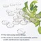 100 Pcs Buttons 2 Hole, Resin Clear Buttons for Sewing and DIY Craft (1/2 Inch)